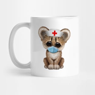 Cute Cougar Cub Nurse Mug